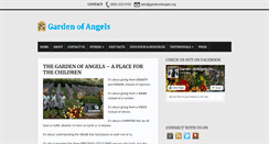 Desktop Screenshot of gardenofangels.org
