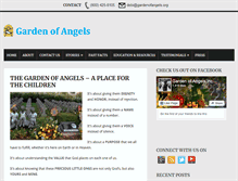 Tablet Screenshot of gardenofangels.org